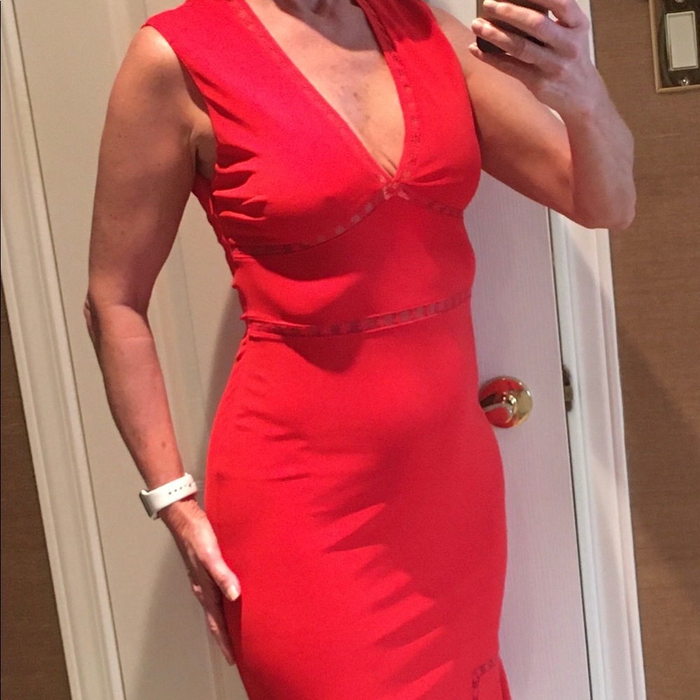 Lady in Red dress